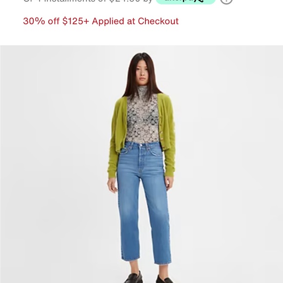 NWT LEVI’S RIBCAGE STRAIGHT ANKLE WOMEN'S JEANS - Picture 2 of 11